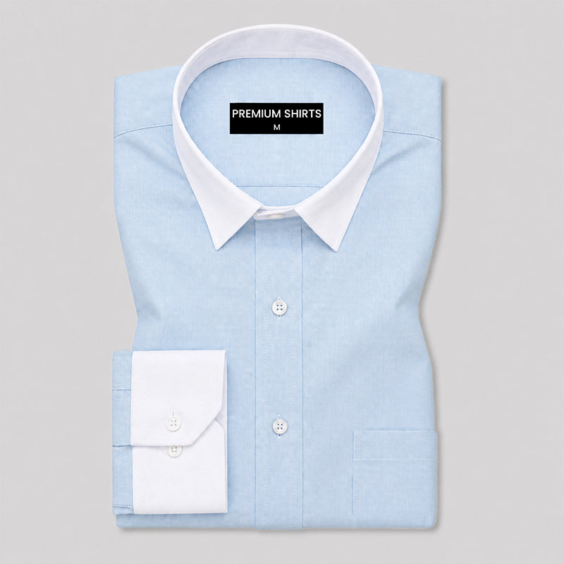 blue dress tie Men's Dress Shirts main image 1