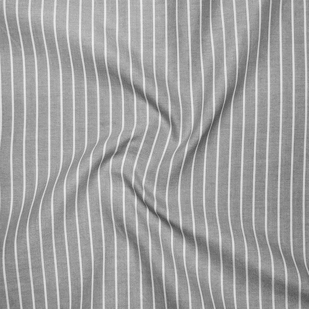 Grey & Dark Grey Oxford Pack of 2 Pinstripe Shirts
