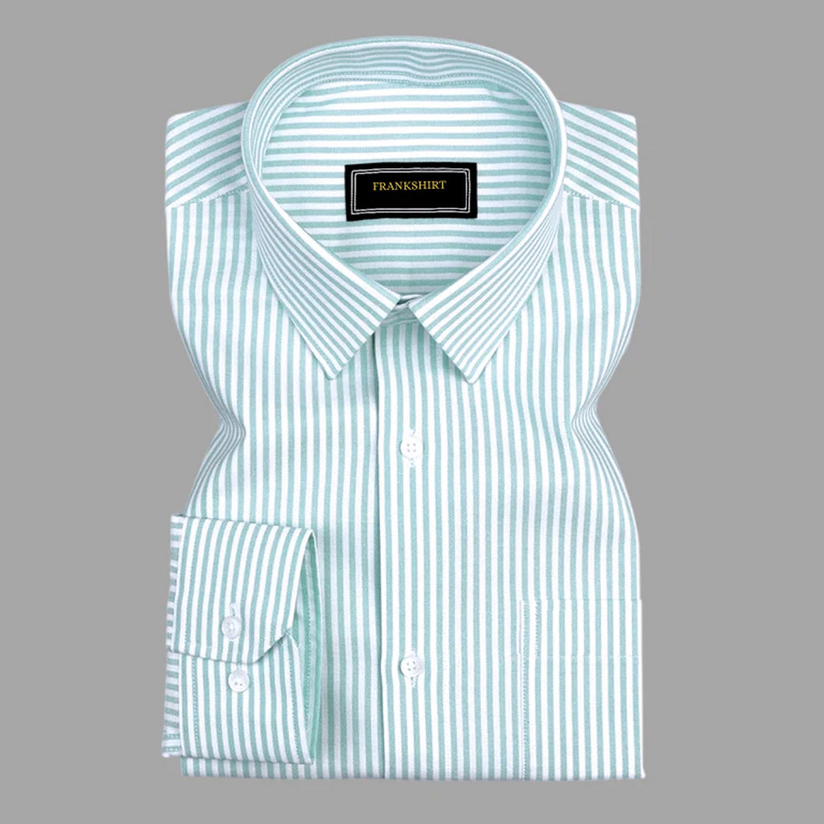 Pista Stripe Oxford Premium Cotton Shirt For Men