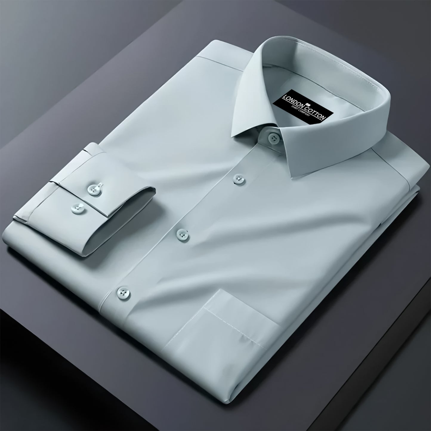 Pack of 2 Premium Cotton Solid Shirt for Man (Sky Blue, Pista)