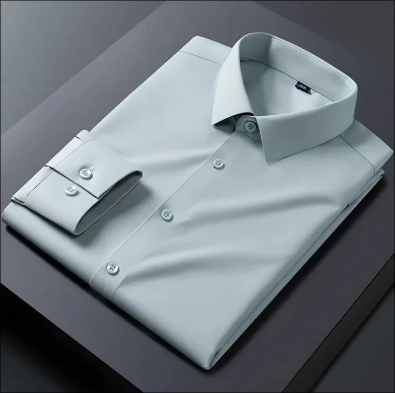 Pack of 2 Premium Cotton Solid Shirt for Man (Dark Grey, Pista)