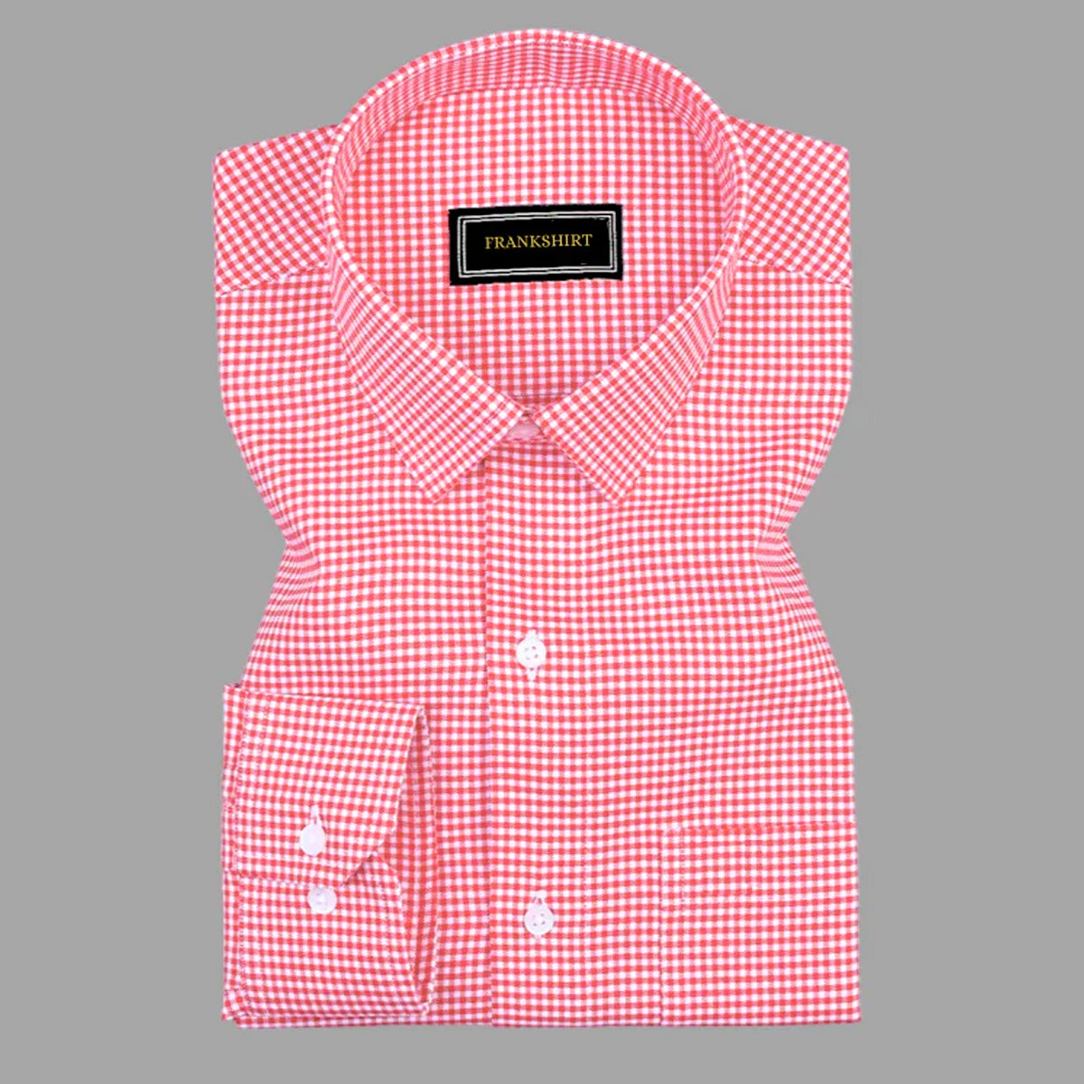 Red Check Oxford Premium Cotton Shirt For Men