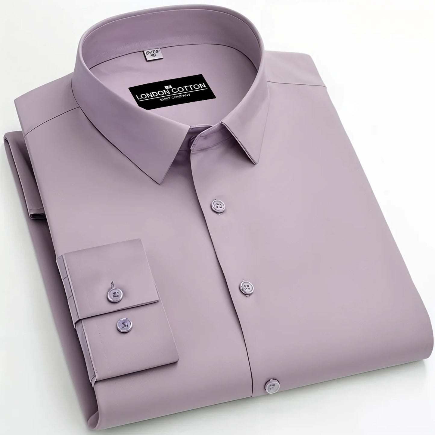 New Cotton Blend Solid Shirts (Rose Gold)