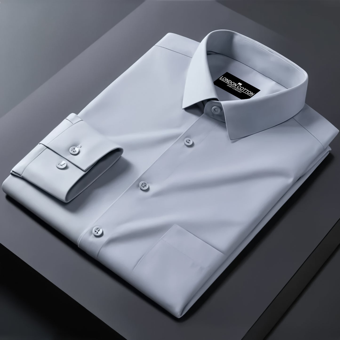 Pack of 2 Premium Cotton Solid Shirt for Man (Silver, Pista)