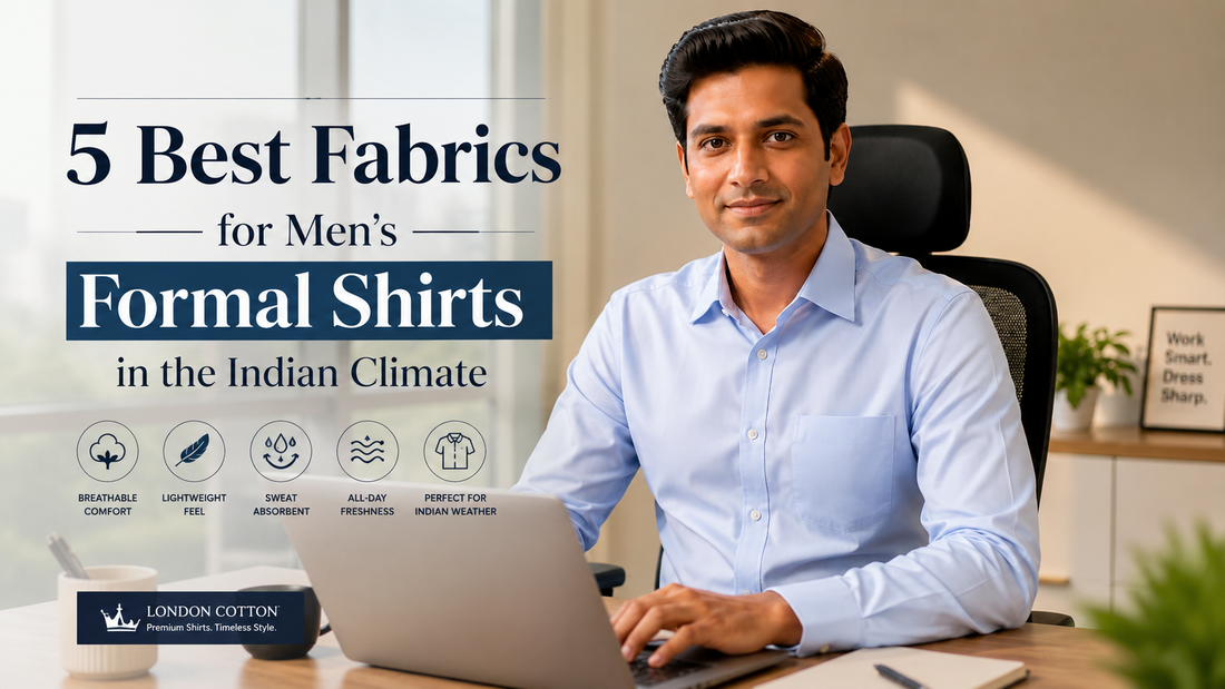 5 Best Fabrics for Men's Formal Shirts in the Indian Climate