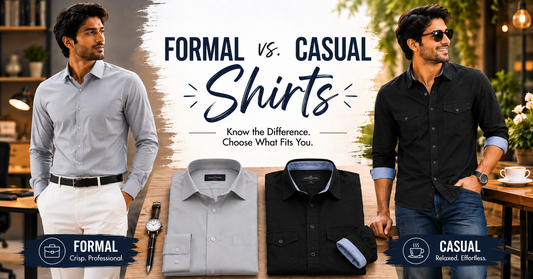 formal vs casual shirts