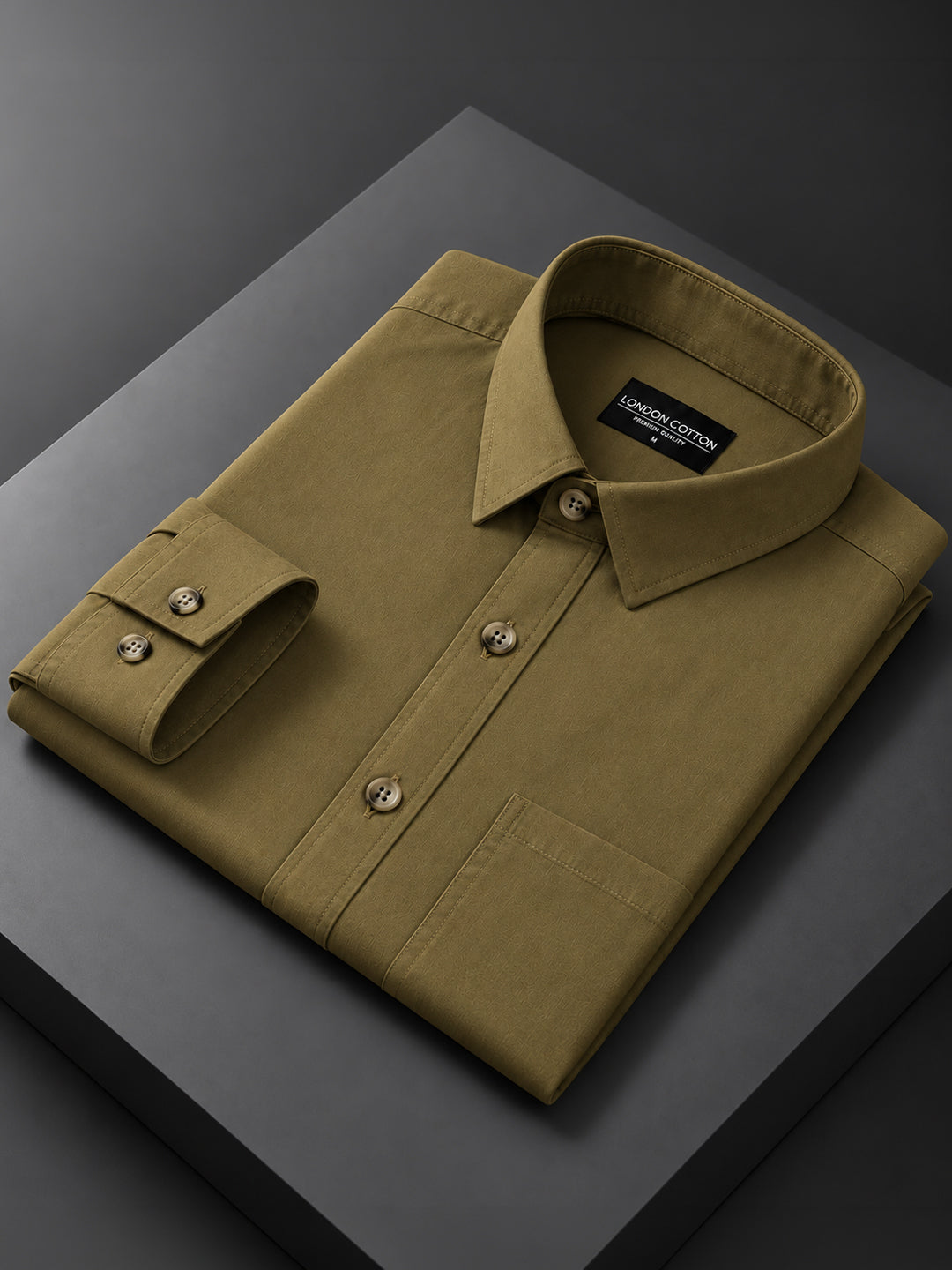 Classic Mehendi Cargo Shirt