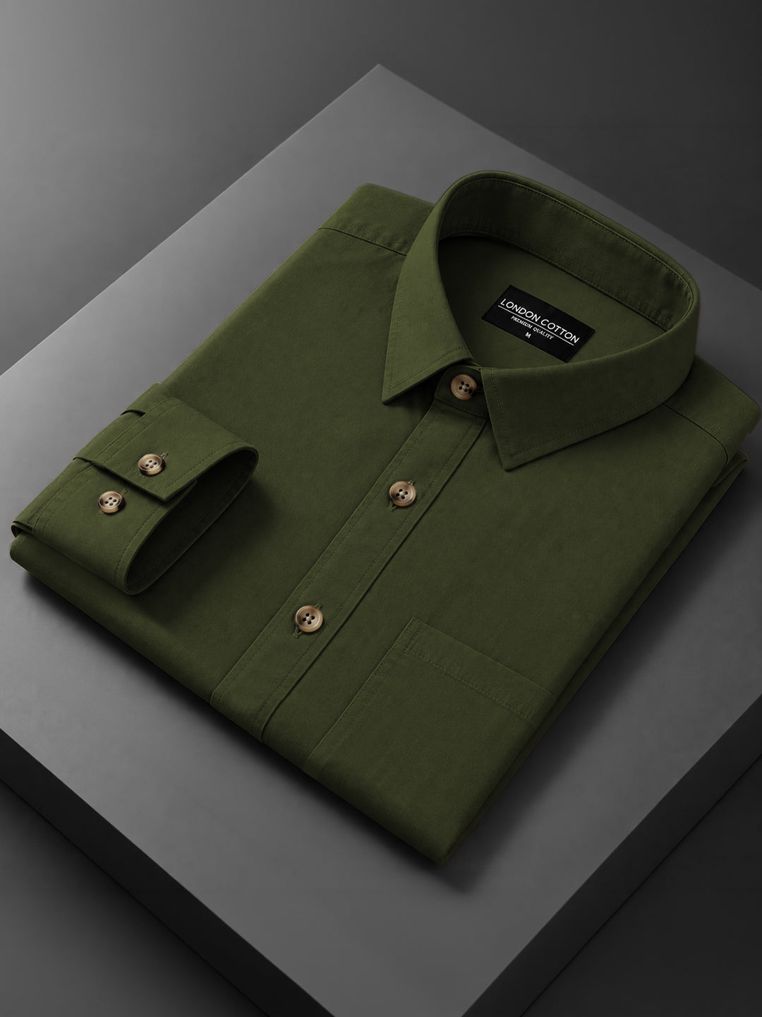 Classic Bottle Green Cargo Shirt