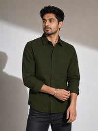 Modern Cargo Bottle Green Shirt