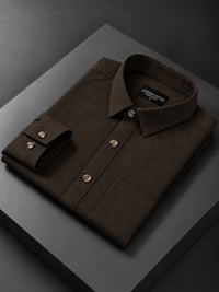 Classic Dark Brown Cargo Shirt