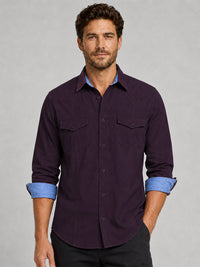 Cargo Style Wine Shirt