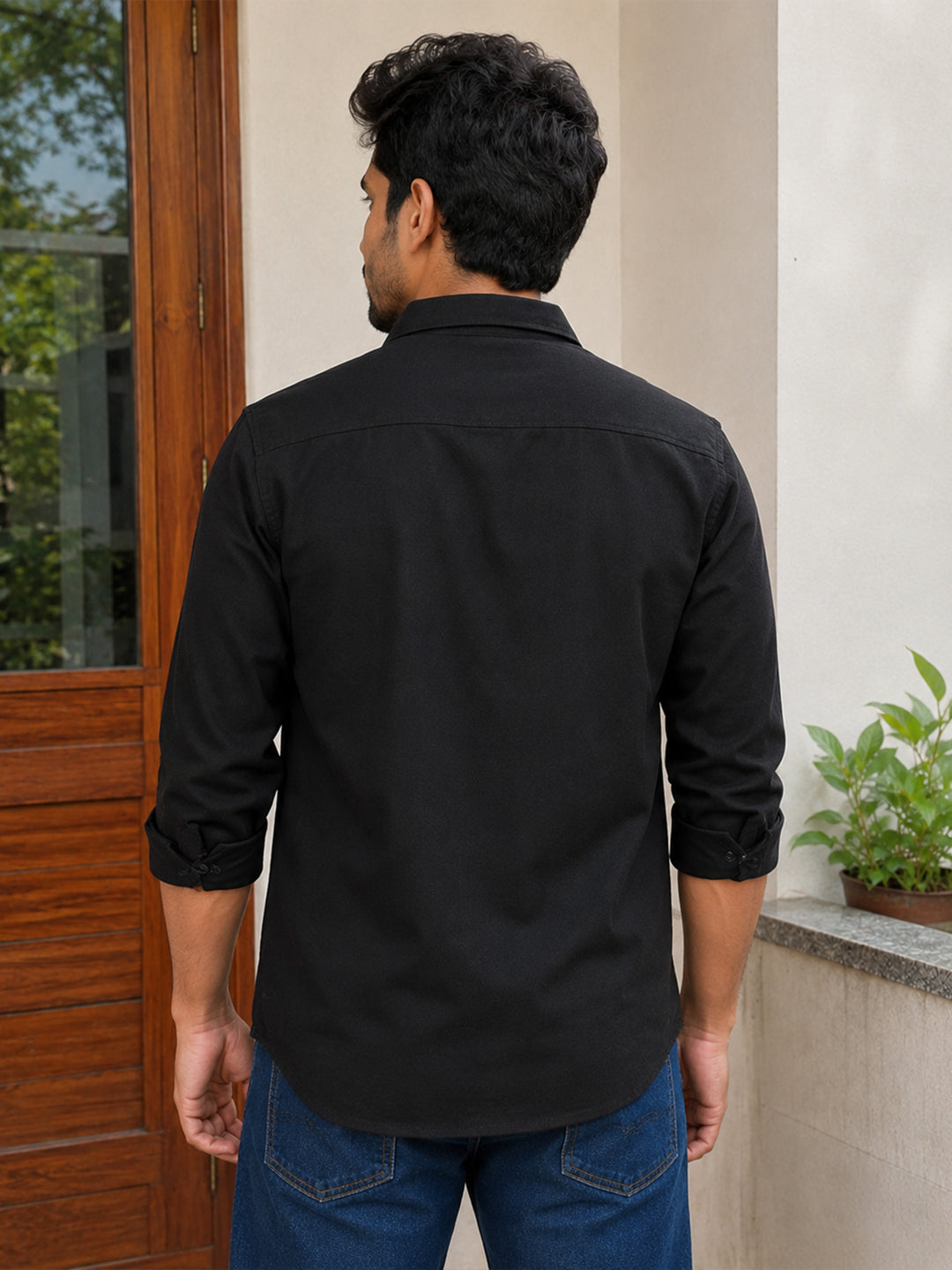 Modern Cargo Black Shirt