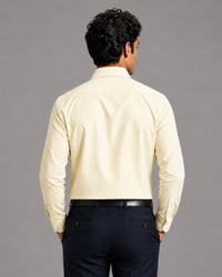 Lemon Stripe Oxford Shirt For Men