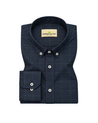 Navy Blue Signature Check