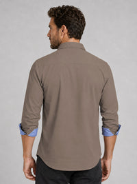 Cargo Style Khaki Shirt