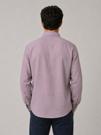Lavender Linear Linen Shirt