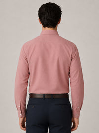 Maroon Formal Oxford Cotton Shirt For Men