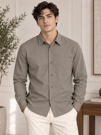Classic Khaki Cargo Shirt