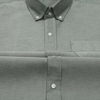 Oxford Cotton Olive Shirt For Men