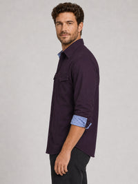 Cargo Style Wine Shirt