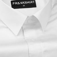 300GSM White Premium Satin Shirt for Men