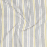 Soft Grey Oxford Stripe Cotton Shirt For Men