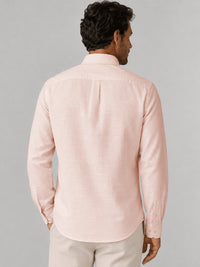 Peach Linear Linen Shirt