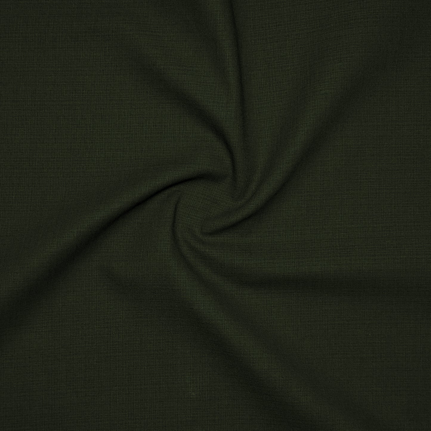 Bottle Green Textured Linen Shirt For Men