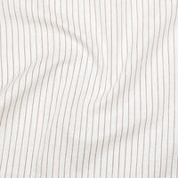 Fine Maroon Pinstripe Linen Shirt