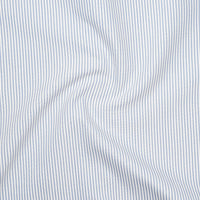 Bold Blue Pinstripe Oxford Shirt For Men