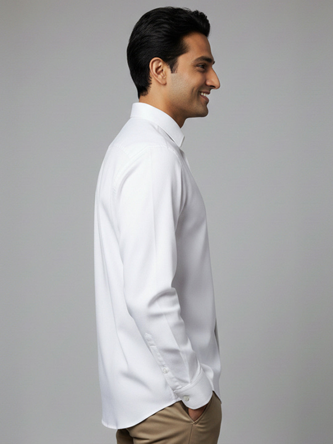 Paper Cotton White Shirt for Men