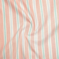 Rose Mist Oxford Stripe Cotton Shirt For Men