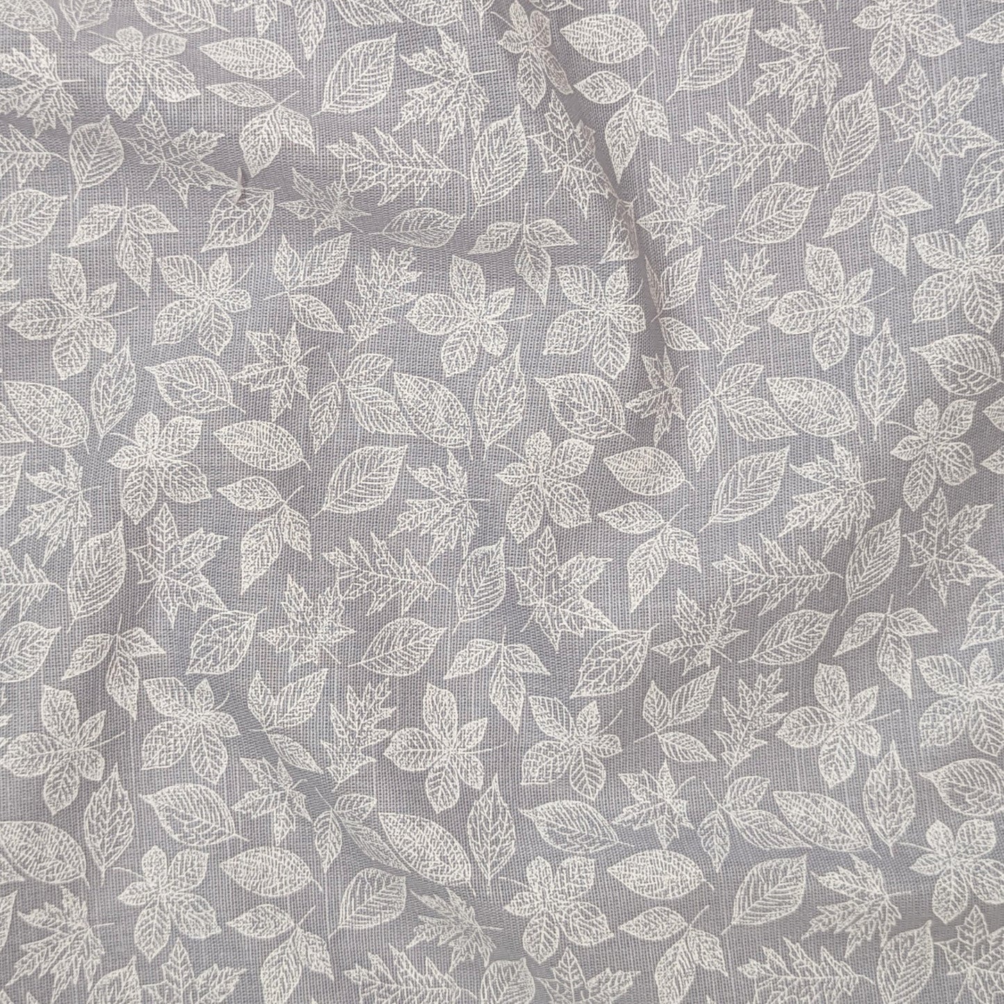 Frosted Lavender Abstract Linen Shirt For Men