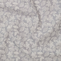 Frosted Lavender Abstract Linen Shirt For Men