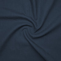 Royal Blue Textured Linen Shirt For Men