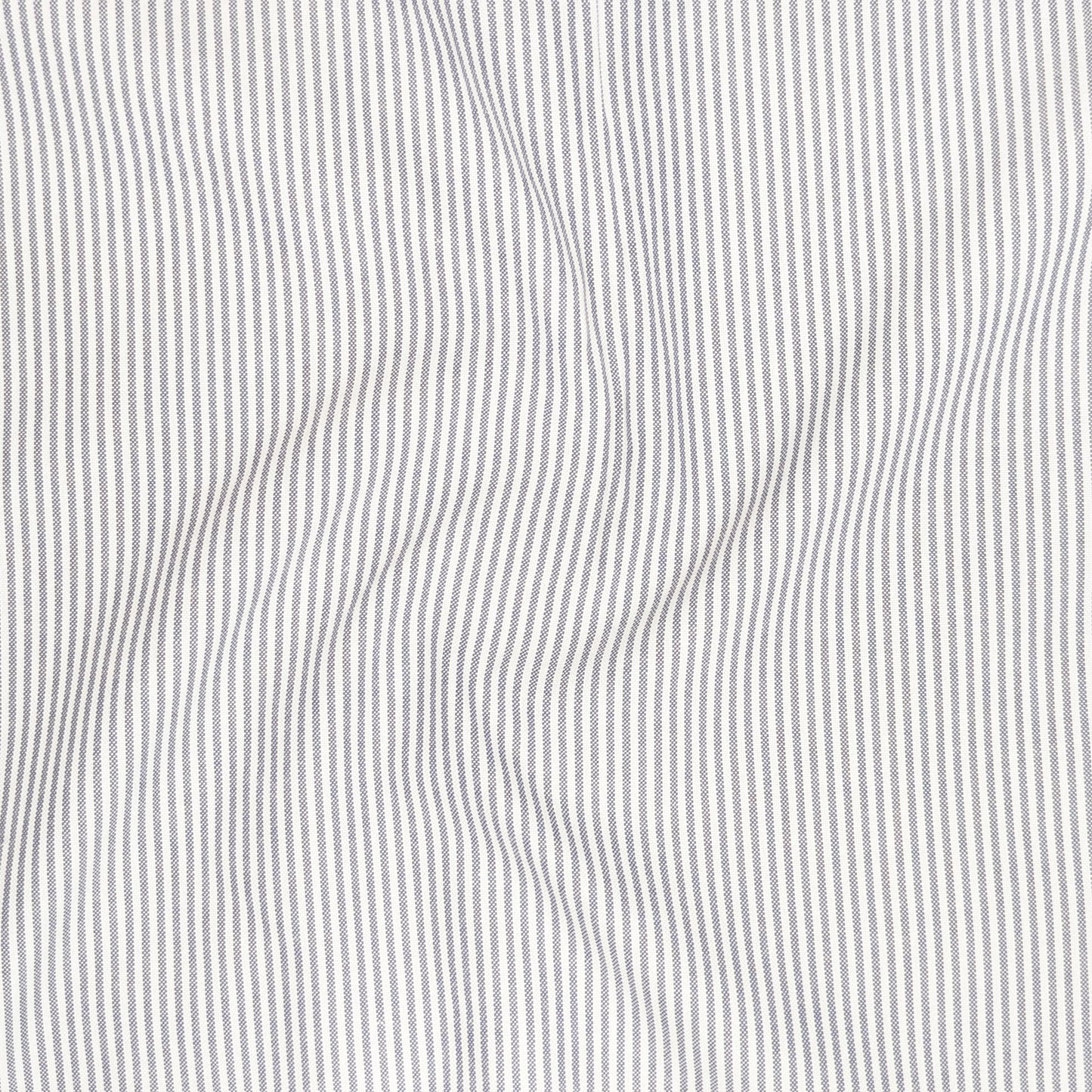 Silver Grey Stripe Oxford Shirt For Men