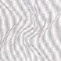 Silver Grey Stripe Oxford Shirt For Men