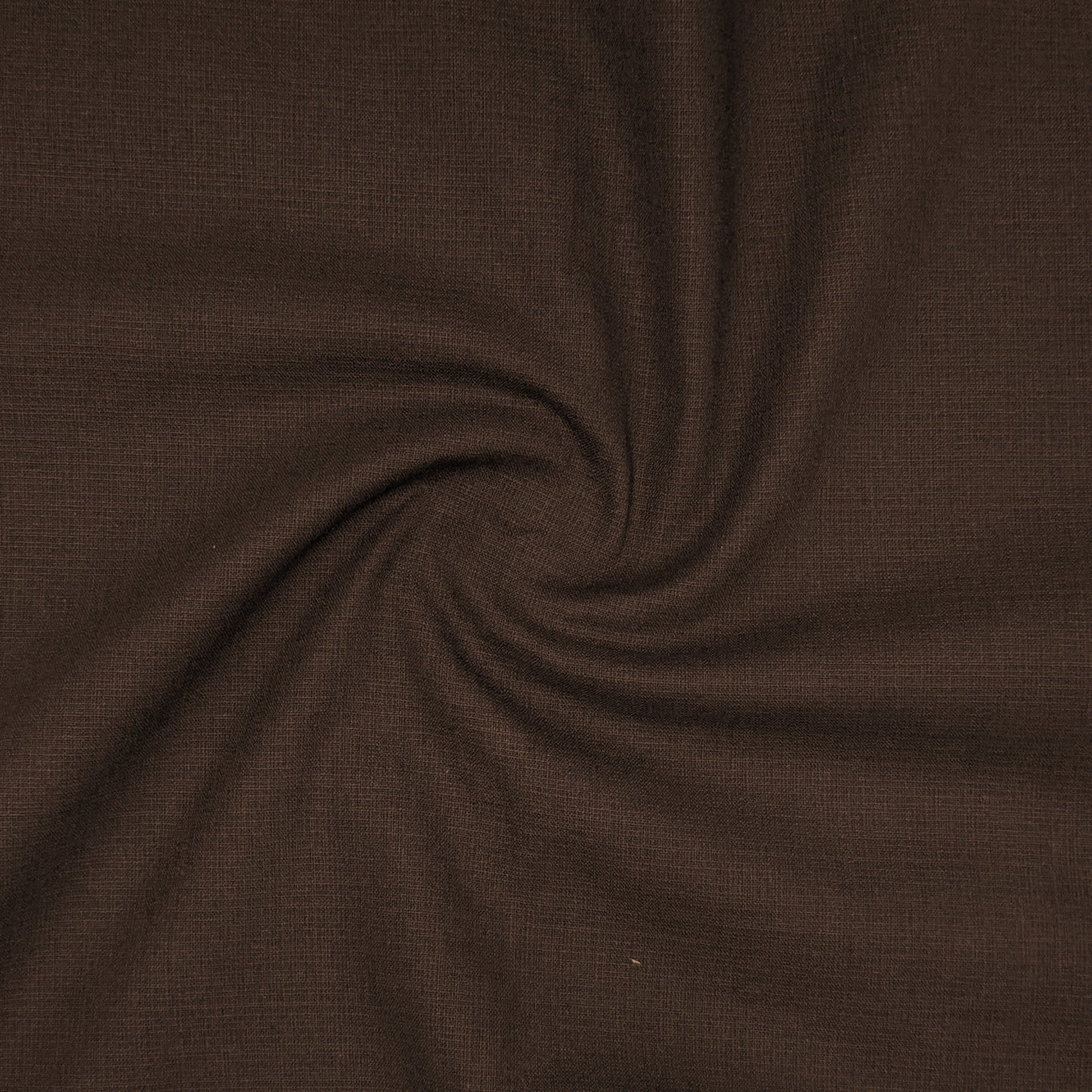 Brown Textured Linen Shirt For Men