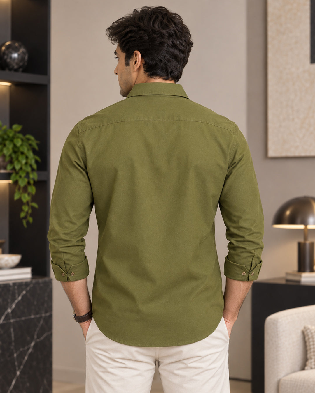 Classic Olive Cargo Shirt