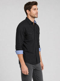 Pack Of 2 Cargo Style White & Black Shirt