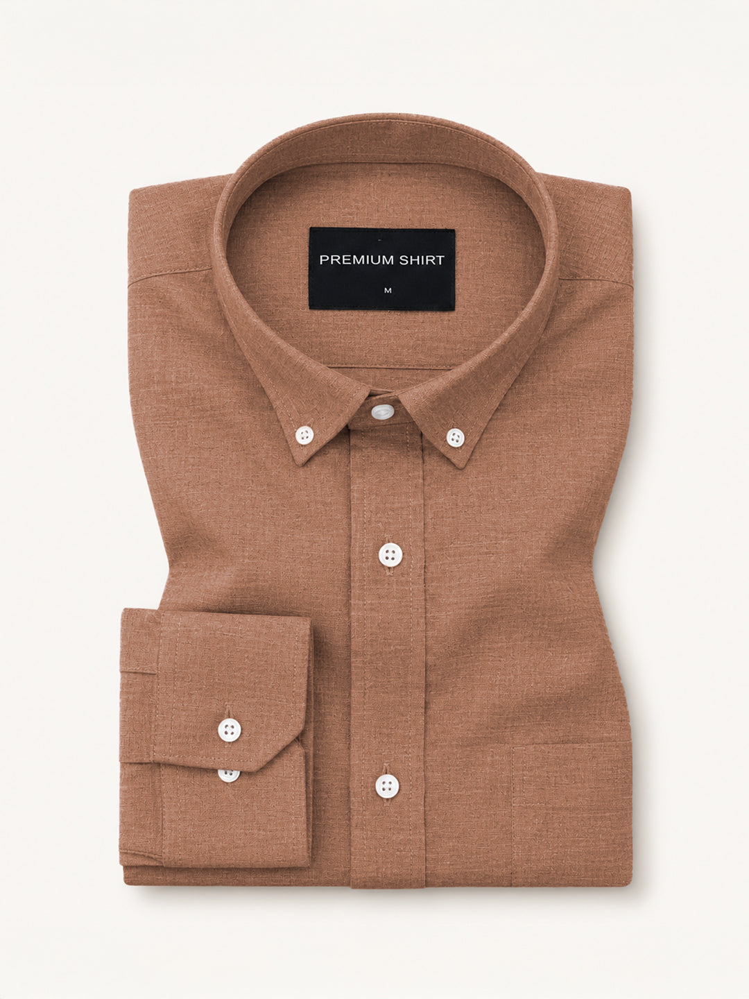 Brown Linen Shirt For Men