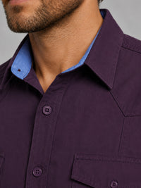Cargo Style Wine Shirt