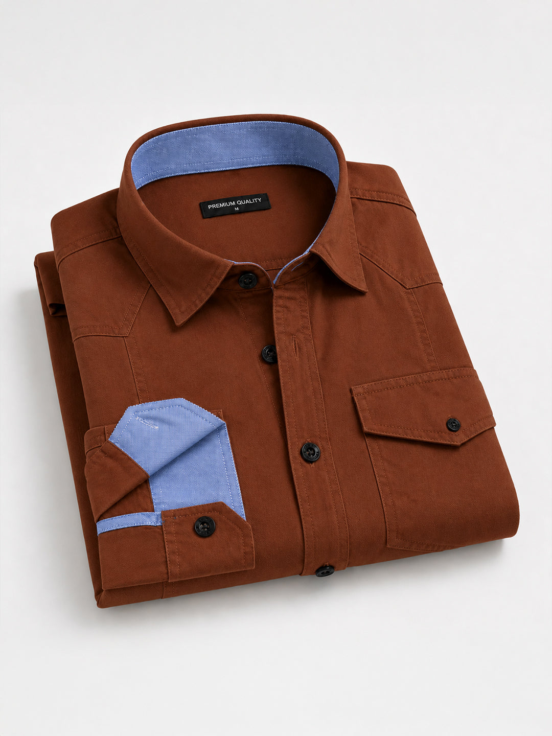 Pack Of 2 Cargo Style Beige & Brown Shirt