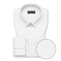 White Oxford Cotton Shirt For Men