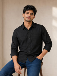 Modern Cargo Black Shirt