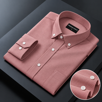Oxford Cotton Maroon Shirt For Men