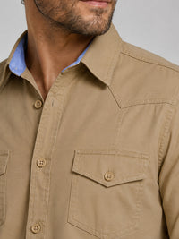 Cargo Style Beige Shirt