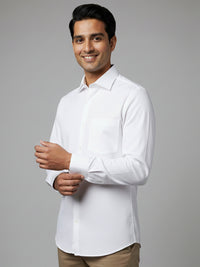 Paper Cotton White Shirt for Men