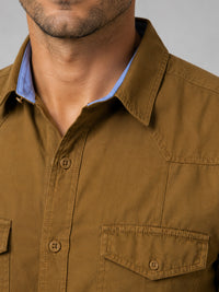 Cargo Style Mehendi Shirt