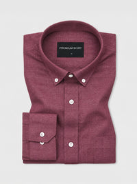 Maroon Linen Shirt For Men